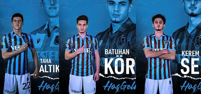 Trabzonspor, renklerine bağladığı 3 genç yıldızın transfer detaylarını açıkladı