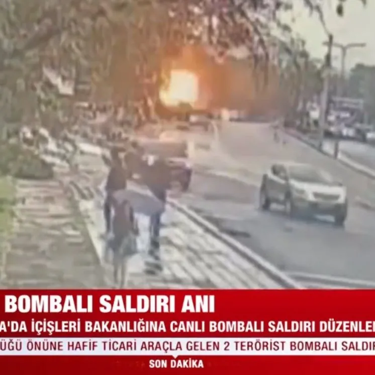 Ankara’daki patlama anı görüntüleri ortaya çıktı