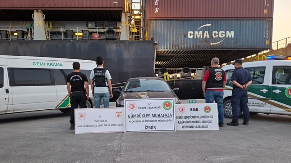 Malta bayraklı gemide 54 ton kaçak akaryakıt ele geçirildi