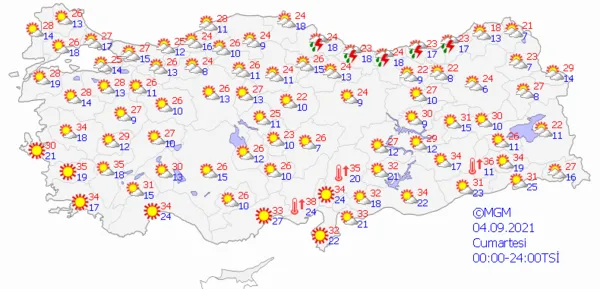 1630425485515.png Meteoroloji'den başta İstanbul ve Ankara olmak üzere çok sayıda ile son dakika sağanak yağış ve uyarısı! İstanbul Ankara İzmir'de bu hafta hava durumu nasıl olacak? - 12