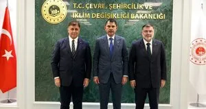 Bakan Kurum Cemil Tugay’ı kabul etti