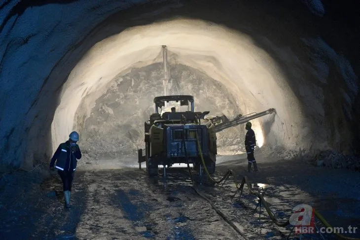 Yeni Zigana Tüneli’nde ışığa az kaldı!  Avrupa’nın en uzunu olacak