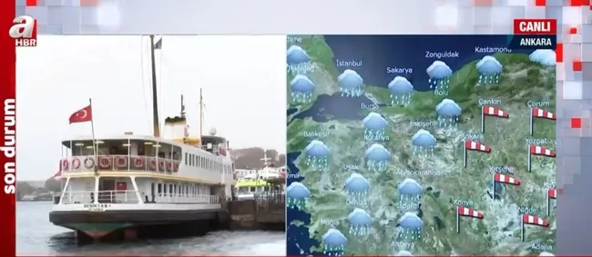 İstanbul ve İzmir’de fırtına ne zaman bitecek? Lodos Türkiye’de hayatı felç etti!