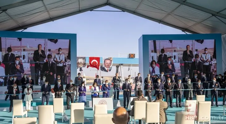 Başkan Erdoğan açılışını yaptığı Ankara-Niğde Otoyolu’nu makam aracıyla test etti