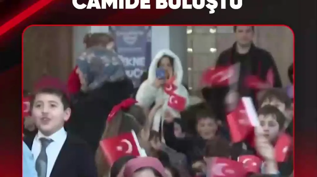 2 BİN ÇOCUK CAMİDE BULUŞTU