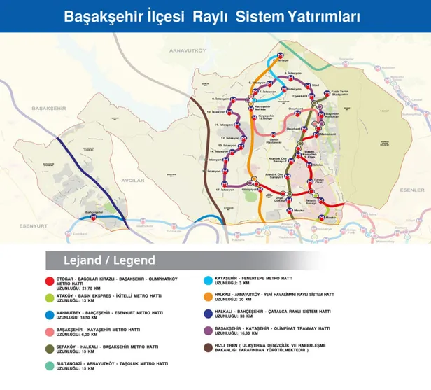 M3 Başakşehir-Kayaşehir METRO DURAKLARI | Başakşehir metrosu açıldı mı, ne zaman açılacak?