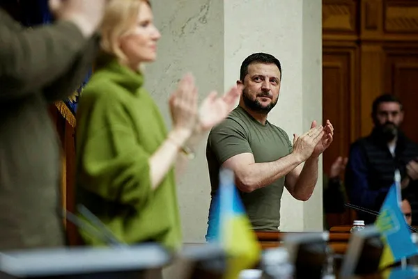 İngiltere Başbakanı Johnson Ukrayna Parlamentosuna hitap etti! 300 milyon sterlinlik yeni paket