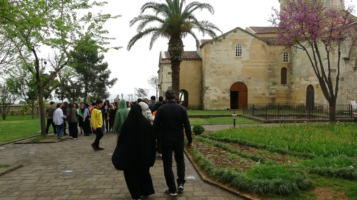 Trabzon’daki Ayasofya Camii’ne yoğun ilgi!
