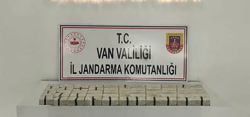Van'da ele geçirildi: Tam 44 kilo 500 gram!