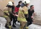 Alevlerin içinden itfaiye ekipleri kurtardı |Video
