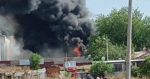 İzmir’de hurda deposunda korkutan yangın