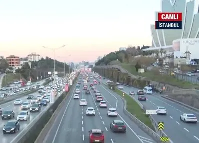 İstanbul’da sabah trafiği