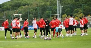 Milliler Hırvatistan maçı hazırlıklarına başladı