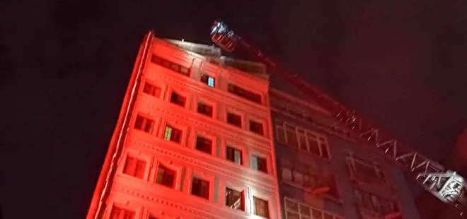 Son dakika: Şişli’de yangın paniği: Otelde konaklayanlar hızla tahliye edildi