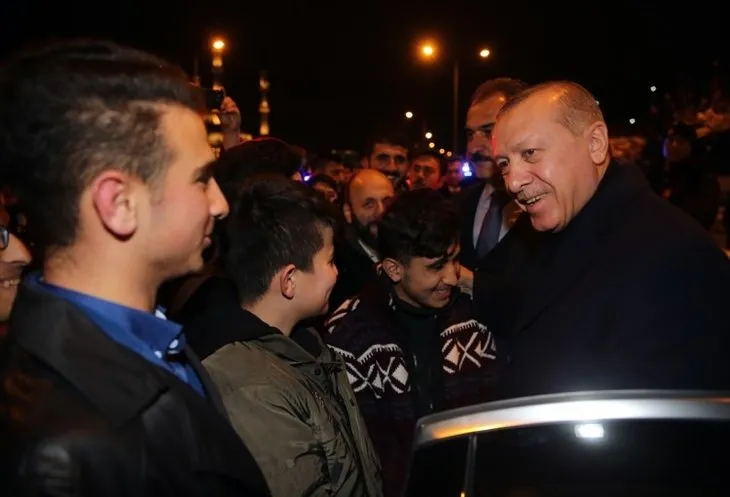 Başkan Erdoğan öğrencilerle sohbet etti