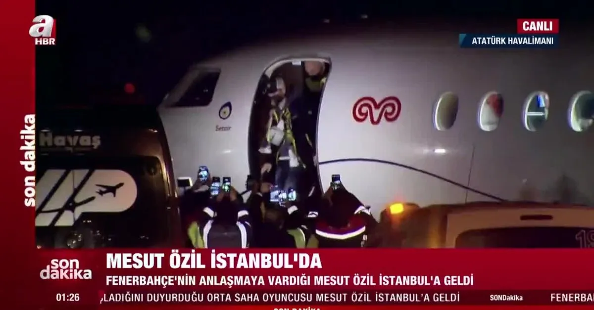 Son dakika: Mesut Özil İstanbul'da