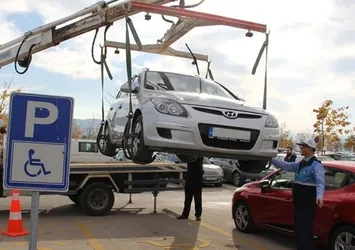 Körfez’de hatalı park yapan araçlara ceza