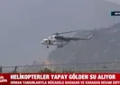 Alevlere havadan ve karadan müdahale ediliyor