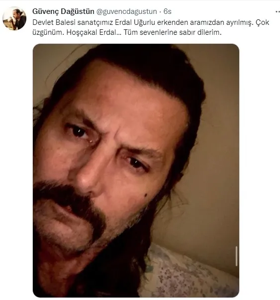 Sanatçı Erdal Uğurlu vefat etti | Okan Bayülgen’den taziye mesajı