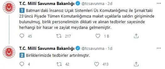 Son dakika: Şırnak ve Batman'da askeri tesislere terör saldırısı - 1