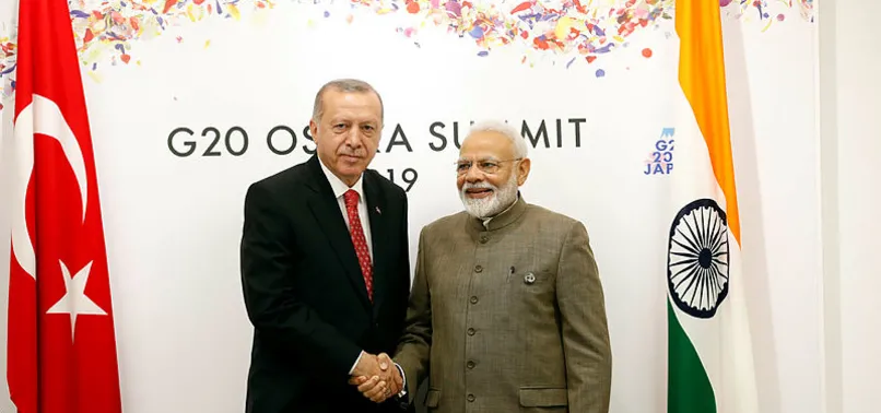 Başkan Erdoğan, Hindistan Başbakanı Narendra Modi'yi kabul etti