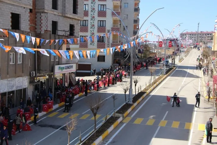 Başkan Erdoğan'a Şırnak'ta sevgi seli