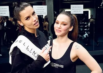 Melisa Şenolsun, Adriana Lima ile ringte buluştu