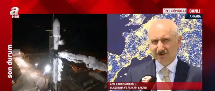 Son dakika: Türksat 5A göreve hazır! Ulaştırma ve Altyapı Bakanı Adil Karaismailoğlu'ndan A Haber'e özel açıklamalar: Uzay Vatan'da güçlü Türkiye! - 4