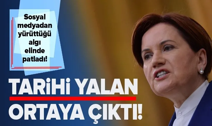 İYİ Parti Genel Başkanı Meral Akşener’den infaz düzenlemesiyle ilgili büyük yalan!