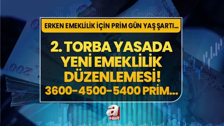 2. Torba yasada 2. EYT düzenlemesi! Erken emeklilik için 3600-4500-5400 prim yetecek! Staj ve çıraklık, Bağkur affı, Taşerona kadro...