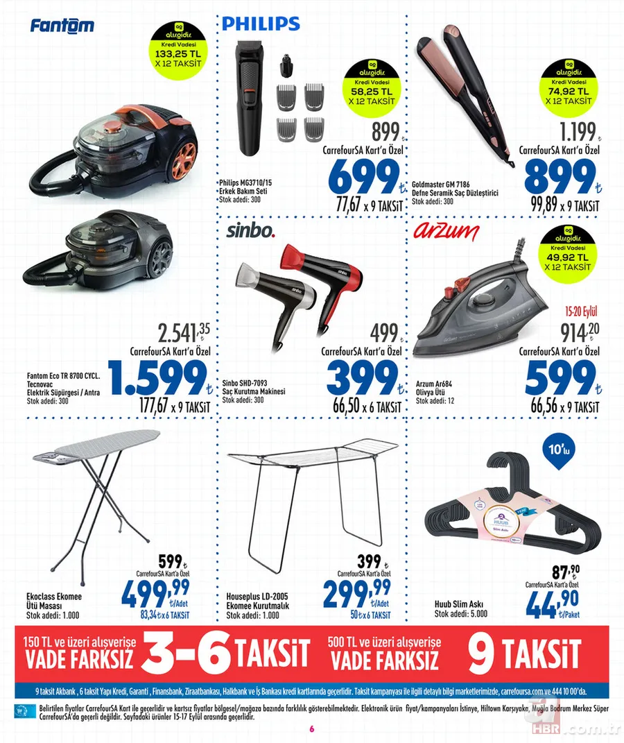 Carrefour’dan üniversite öğrencilerinin evini kuracak indirim kataloğu! Beyaz eşyadan mobilyaya, mutfak gereçlerinden elektrikli ev aletlerine yüzlerce ürün indirimde 6