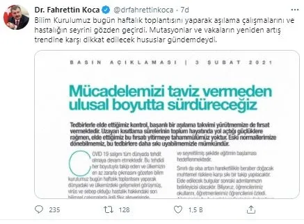 bilim-kurulu-toplantisi-sonrasi-son-dakika-aciklamasi-koronavirus-tedbirleri-esnetildi-mi-asi-calismalarinda-son-durum-ne-1612375028715.jpg Bilim Kurulu toplantısı sonrası son dakika açıklaması! Güney Afrika ve Brezilya varyantı mutasyonlu virüs Türkiye'de... - 1
