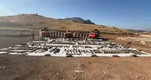 Teröristlerin kullandığı 33 odalı mağara imha edildi