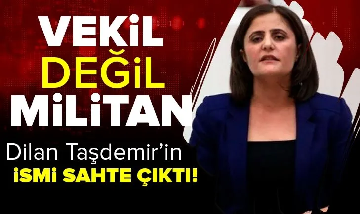 HDP’li Dilan Taşdemir’in ismi sahte çıktı!