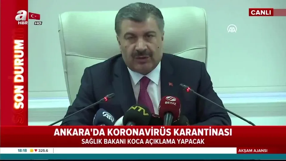 Sağlık Bakanı Fahrettin Koca’dan koronavirüs açıklaması