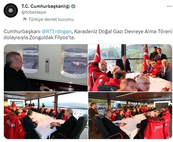 Karadeniz Doğal Gazı devrede! Başkan Recep Tayyip Erdoğan müjdeleri açıkladı