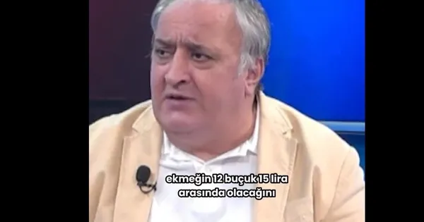 TELE 1’de ekmek üzerinden algı operasyonu! Türk milletine hakaret eden Cihan Kolivar yine sahnede: Ekmek 15 lira olacak yalanı