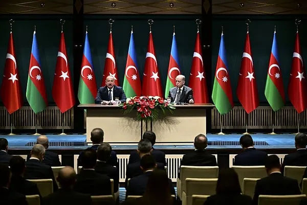 Başkan Erdoğan ve Azerbaycan Cumhurbaşkanı Aliyev’den ortak basın toplantısı: Türk dünyası birleşmeli