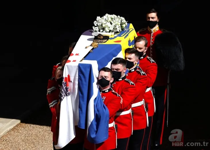Milyonların izlediği cenaze töreninde gözden kaçan detay! Prens Philip'in tabutu...