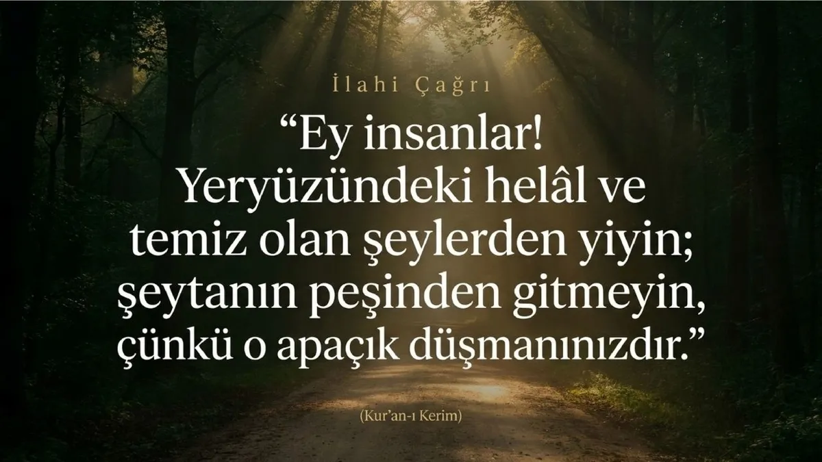 31-temmuz-cuma-hutbesi-konusu-helal-haram-duyarliligi-1785420630477.jpg Cuma hutbesi, insanlara helal ve temiz nimetlerden yararlanmalarını ve şeytanın yönlendirmelerinden uzak durmalarını bildiren ayetle sona erdi.
