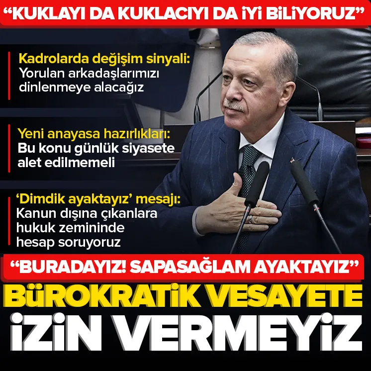 Başkan Erdoğan: Bürokratik vesayete izin vermeyiz