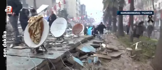 İşte depremin merkez üssü! A Haber Pazarcık’tan son durumu ekrana taşındı