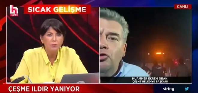 Halk TV’den ’Yangına müdahale yok’ yalanı: CHP’li Başkan gerçeği söyledi KJ değişti