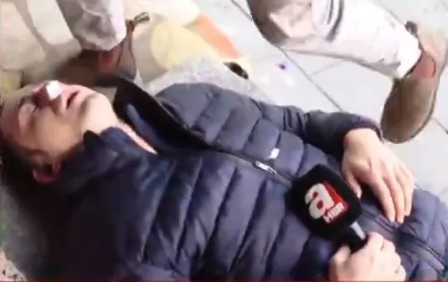 İsrail polisinden Cuma namazına biber gazlı müdahale! A Haber ekibi atılan gazdan etkilendi