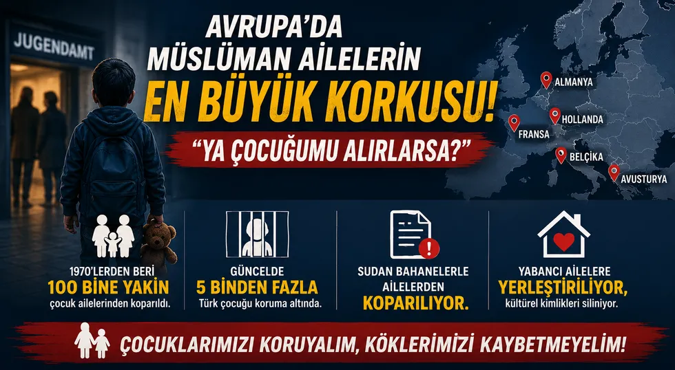 Avrupa’nın İslamofobik evlat avcılığı: Müslüman kimliğini hedef alan çark "koruma" kılıfıyla binlerce çocuğu dininden ve dilinden koparıyor - 1