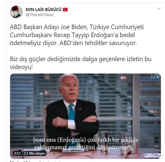 Başkan Erdoğan ve Türkiye'yi hedef almıştı! ABD'li Joe Biden'a CHP, PKK ve FETÖ dışında tepki yağdı 14
