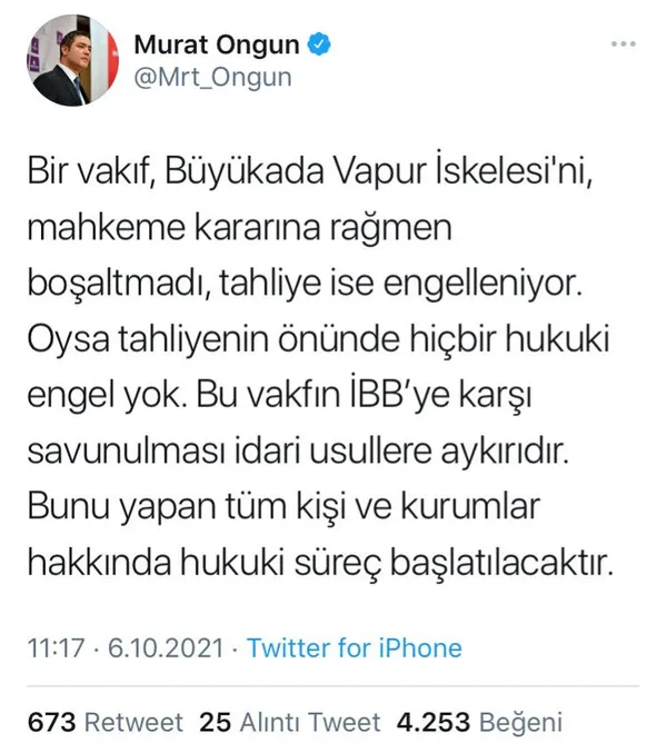 İBB’nin TÜGVA işgali sona erdi: An itibari ile def edilmiştir