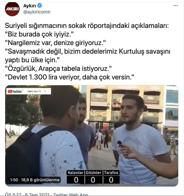 CHP algı operasyonunda çığır açtı! Aynı kişi hem Türk oldu hem de Suriyeli - 1