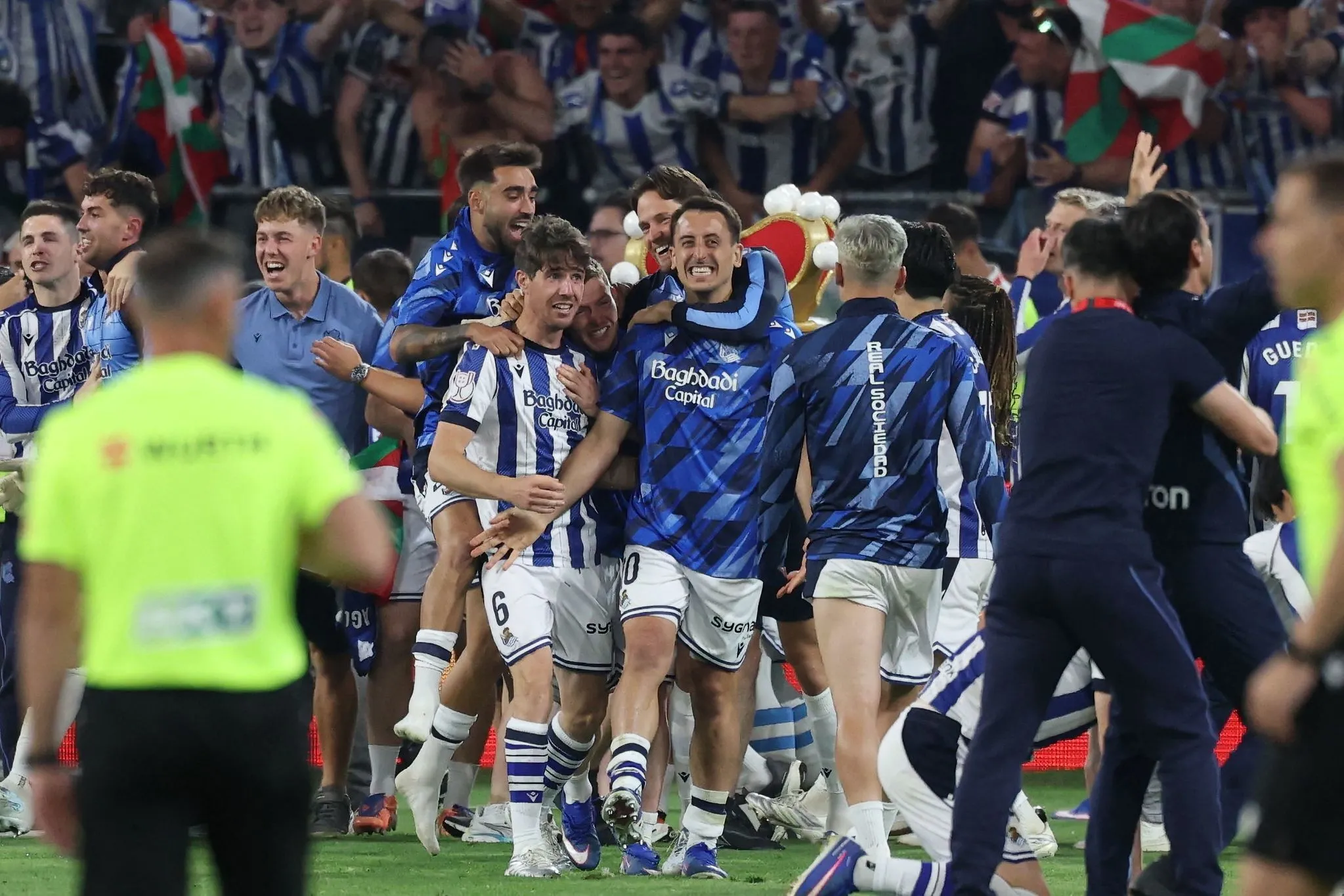 Real Sociedad’dan tarihi zafer! Kupa penaltılarla geldi