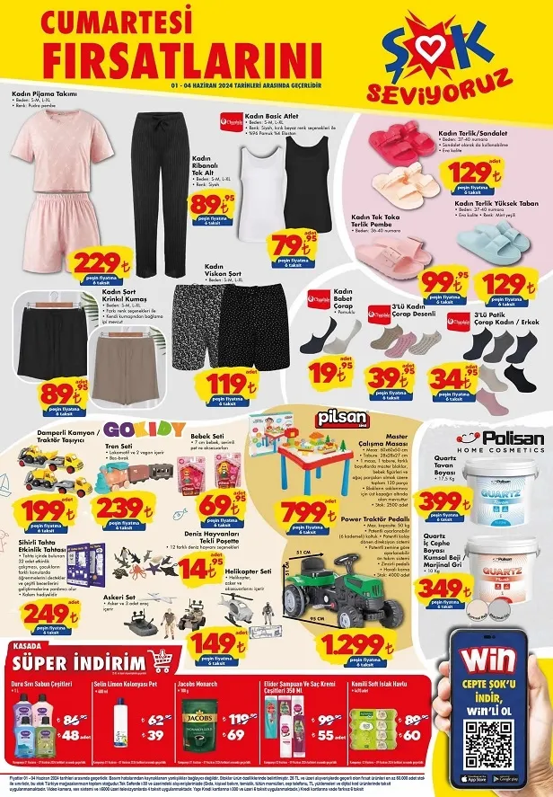 ŞOK 1 Haziran aktüel ürünler kataloğu yayınladı! ŞOK’ta bu hafta Samsung Inverter klima çeşitleri, Tavan ve Duvar Boyası uyguna satışta